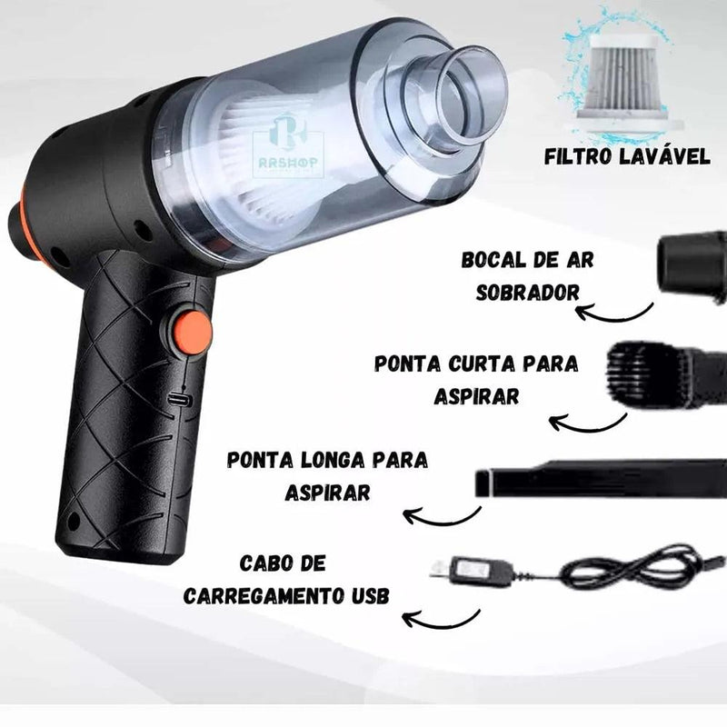 Mini Aspirador 2 em 1 Premium - wpmaax