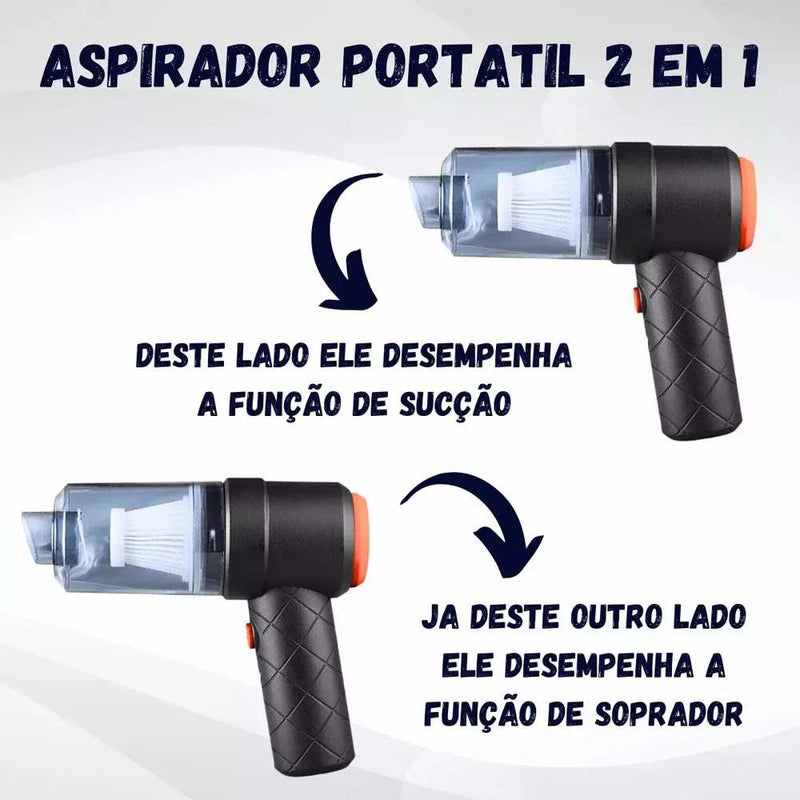 Mini Aspirador 2 em 1 Premium - wpmaax