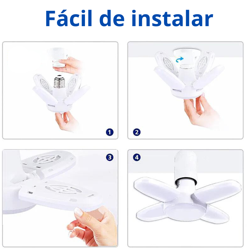 Ventilador Lâmpada 2 em 1