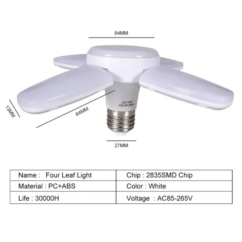 Ventilador Lâmpada 2 em 1