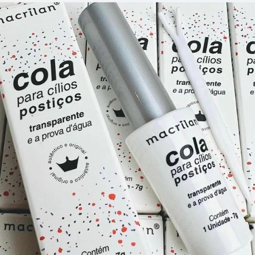 Cola para cílios Branca  Macrilan