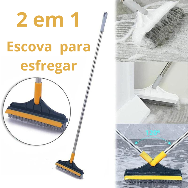 Escova 2 em 1 para esfregar